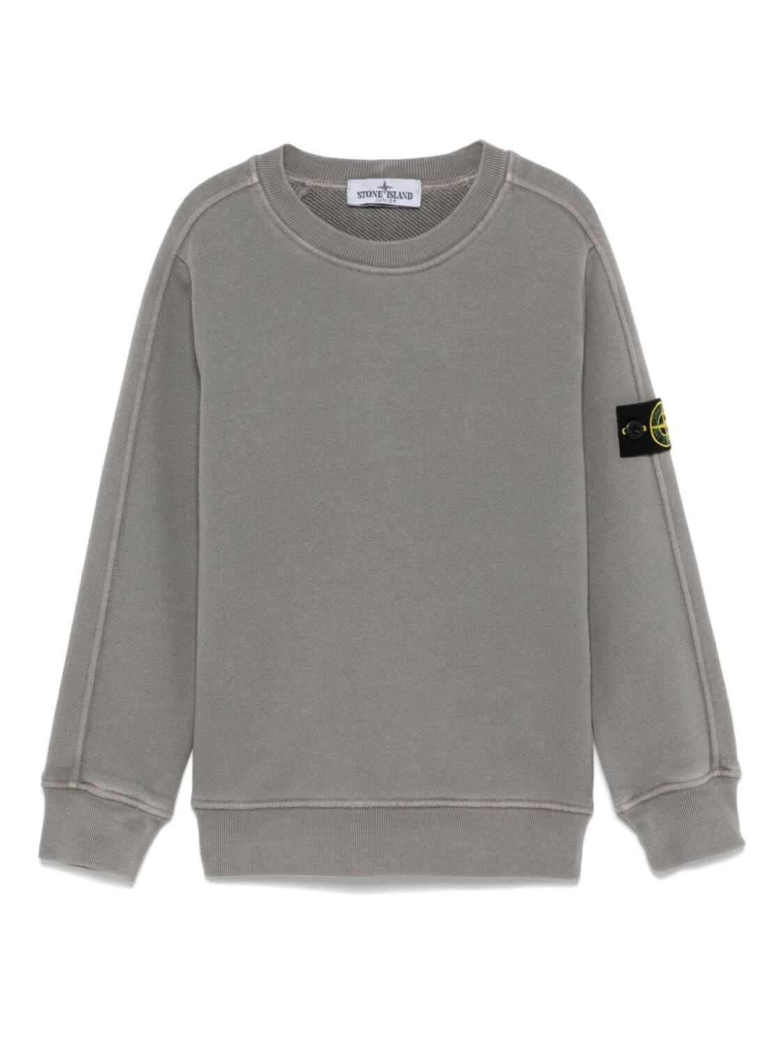 

Stone Island Junior свитер с нашивкой Compass, серый