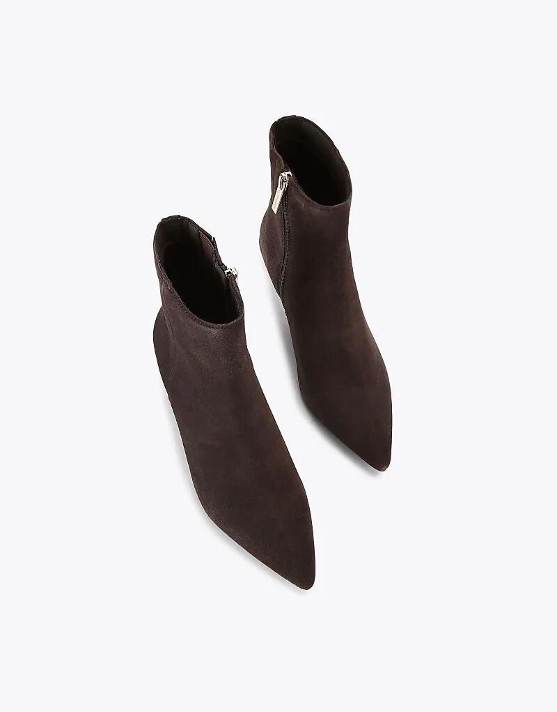 Низкие ботильоны KG Kurt Geiger Tansy из коричневой замши — фото 2