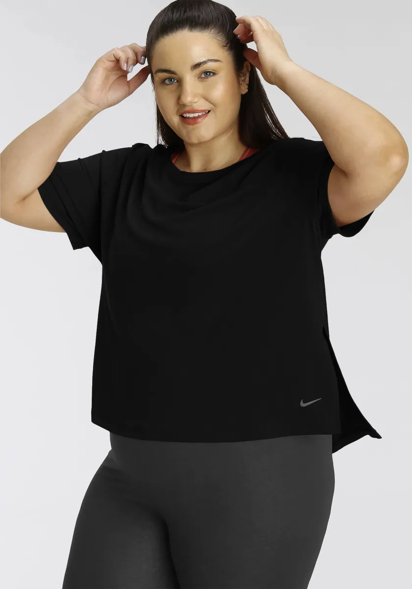 

Рубашка для йоги Nike "Женский топ Yoga Dri-FIT (большие размеры)", черный