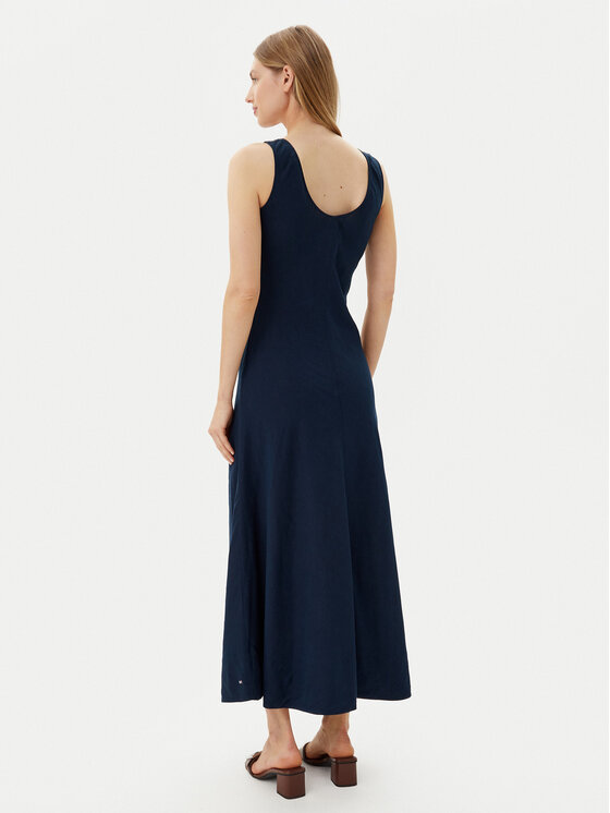 Летнее платье стандартный крой WW0WW46171 Tommy Hilfiger, синий — фото 3