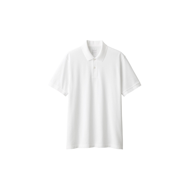 

Футболка-поло Muji с короткими рукавами, белый