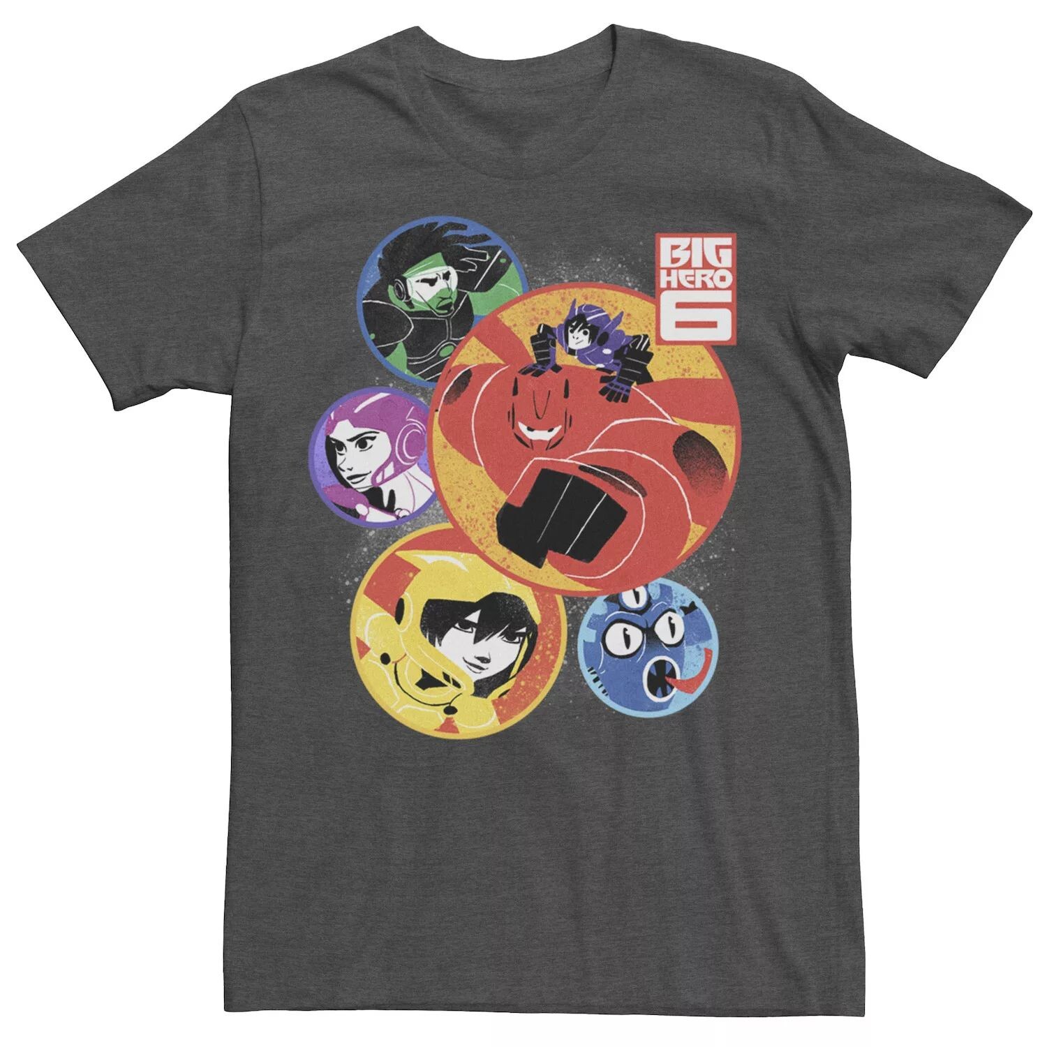 

Мужская футболка Disney Big Hero 6 Team в виде пузырей
