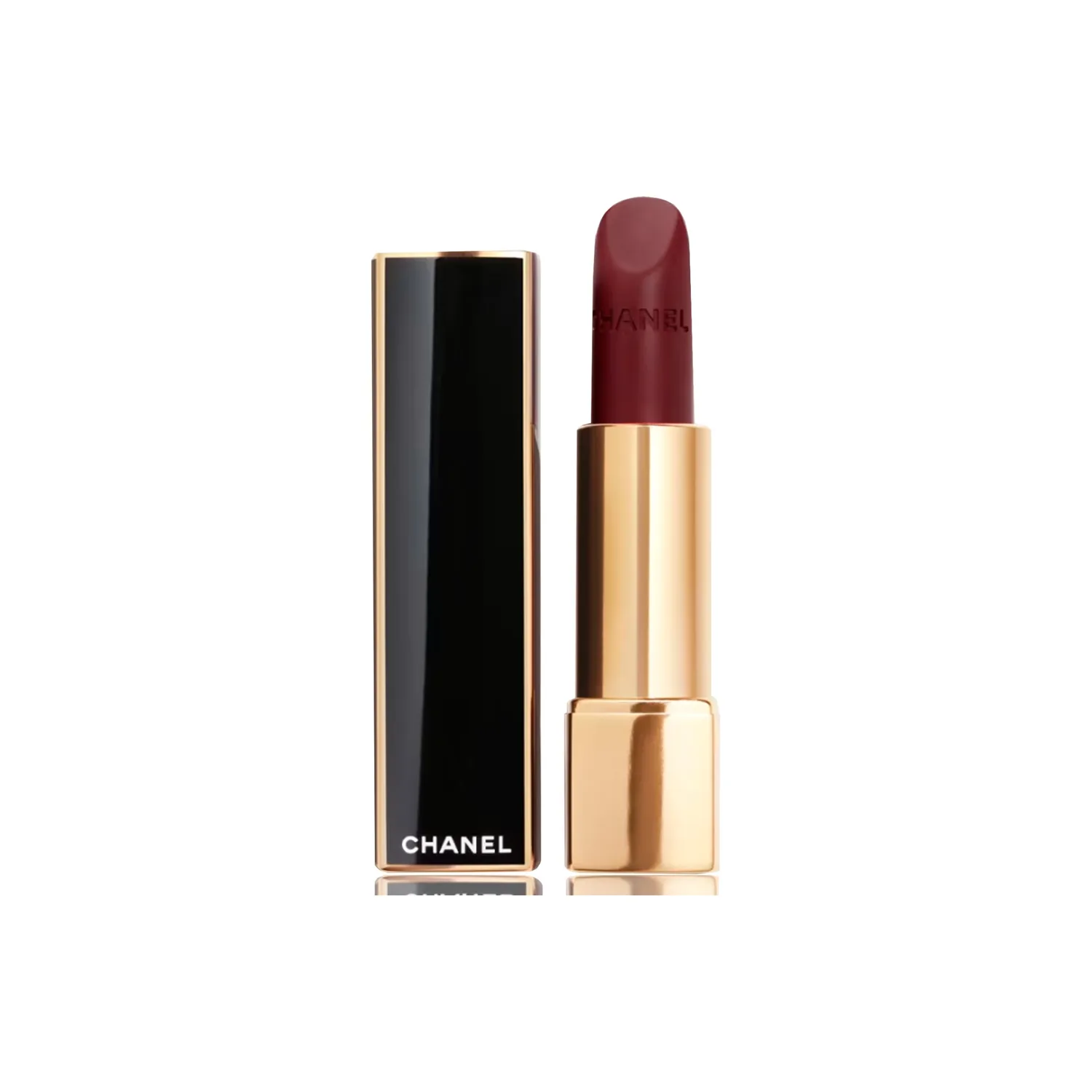 CHANEL Помада Gold Edge Black Tube, мягкая и яркая матовая, легко растушевывается, естественное осветление, 3,5 г, подарок на день рождения, #467 - PRÉCIEUSE