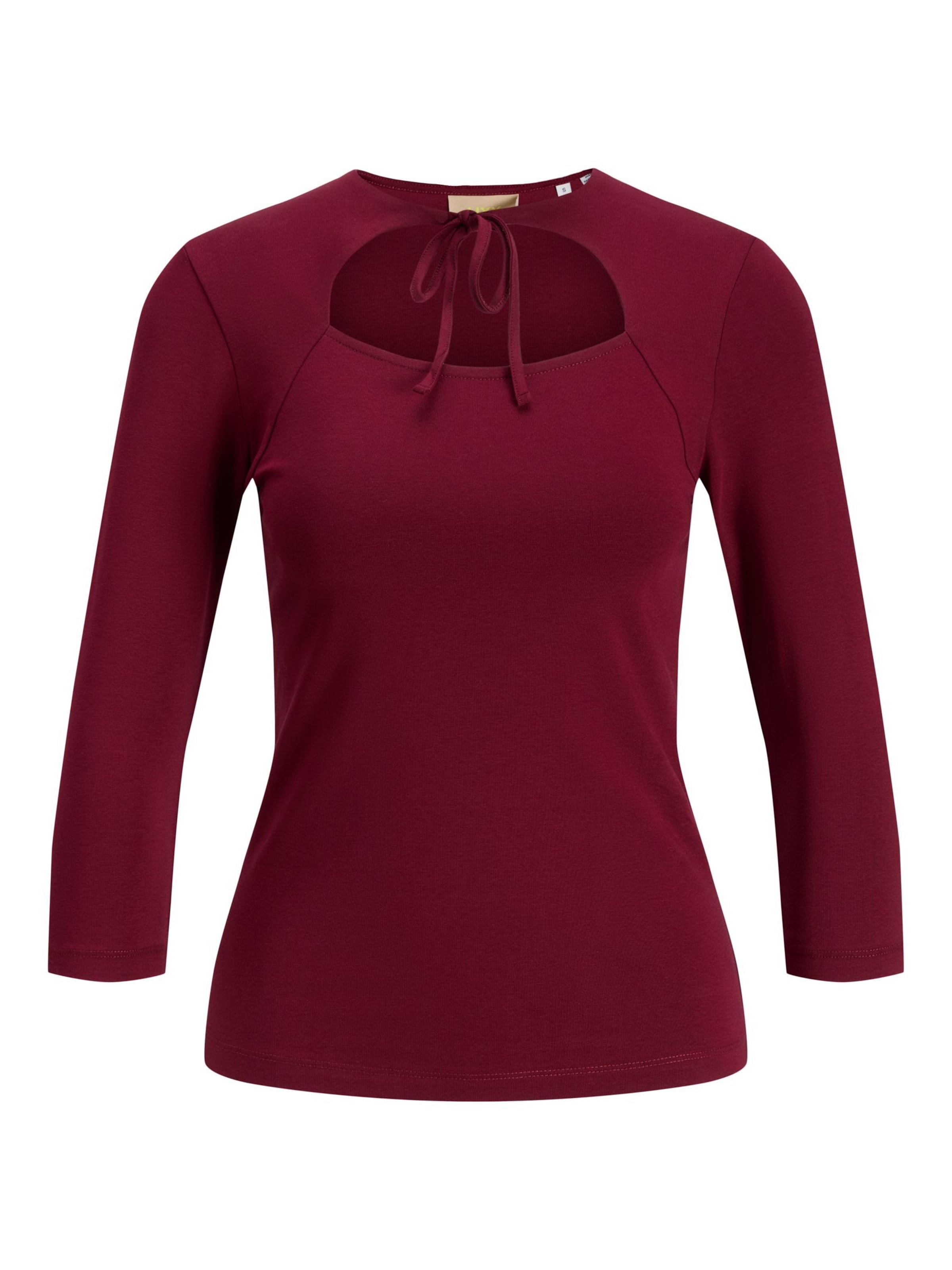 

JJXX Лонгслив 'JXGigi' в цвете бордо