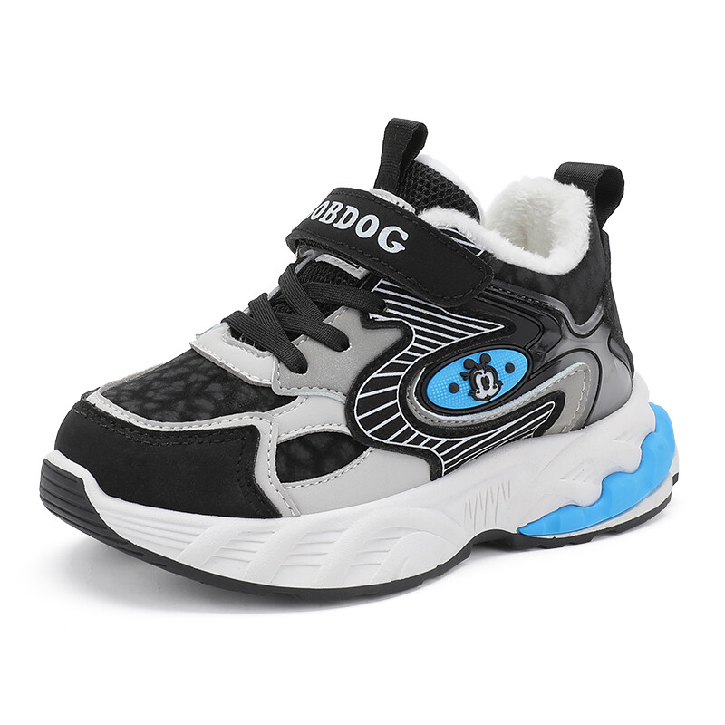 

Кроссовки BOBDOG Kids Lifestyle Shoes Kids Low-top, черный/темно-синий