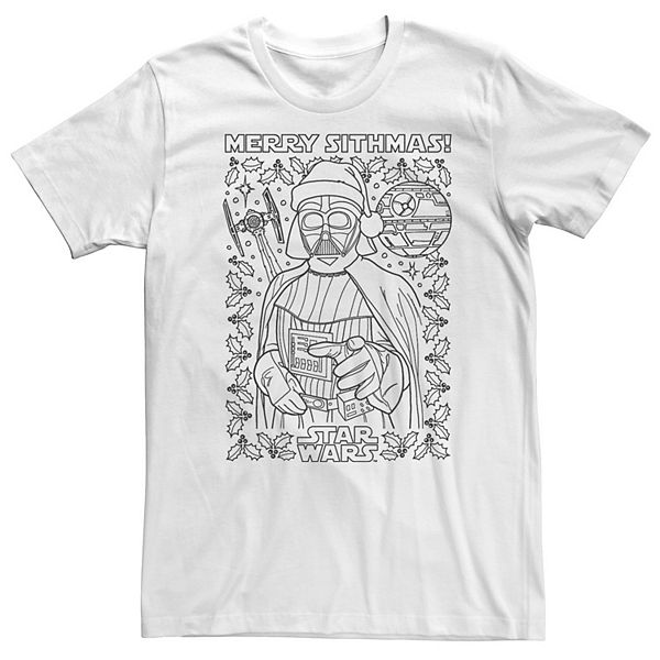 

Футболка Big & Tall Star Wars Darth Vader Merry Sithmas Licensed Character