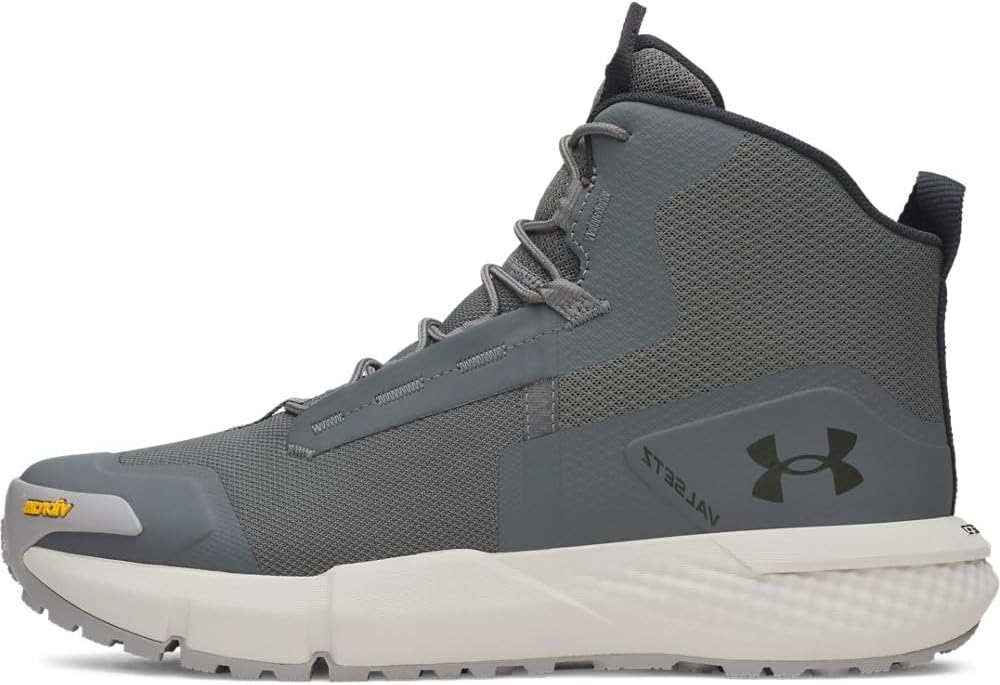 Мужские военные и тактические ботинки Under Armour Charged Valsetz Mid, белый/зеленый — фото 2