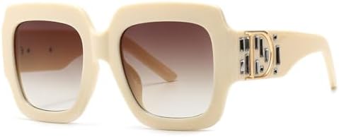 

Солнцезащитные очки с плоским верхом и тонированными линзами 2026 года для женщин, винтажные большие квадратные солнцезащитные очки для мужчин, модные аксессуары для очков MTZJH, D5