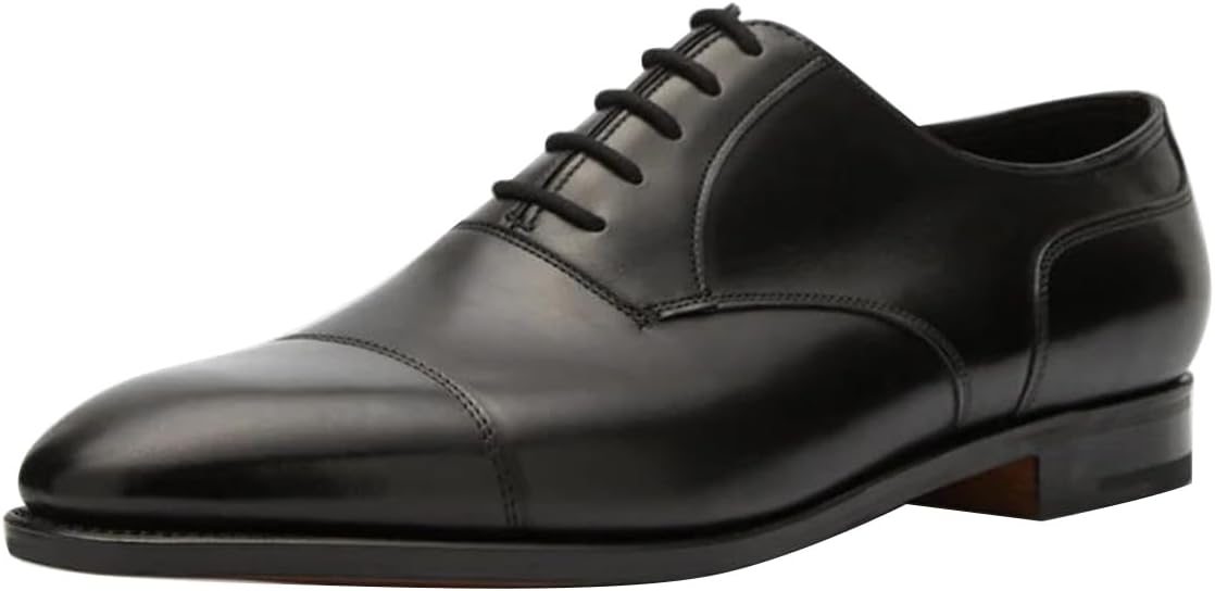 

Мужские классические кожаные оксфорды FSJ ручной работы с шнуровкой, современный круглый носок, деловые формальные туфли, размер 4-16 США, черный