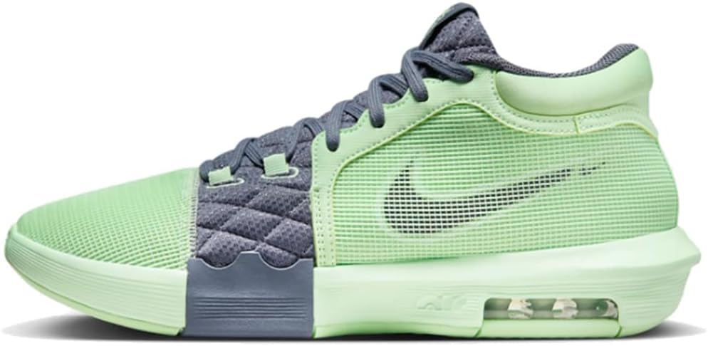 

Nike Lebron Witness VIII, мужские баскетбольные кроссовки, 0, Vapor Green/Light Carbon/White