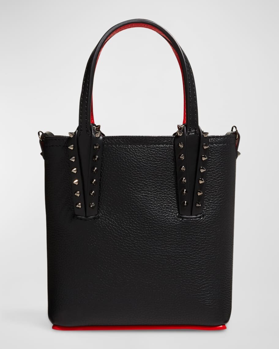 

Кожаная мини-сумка-тоут Cabata Empire с шипами Christian Louboutin