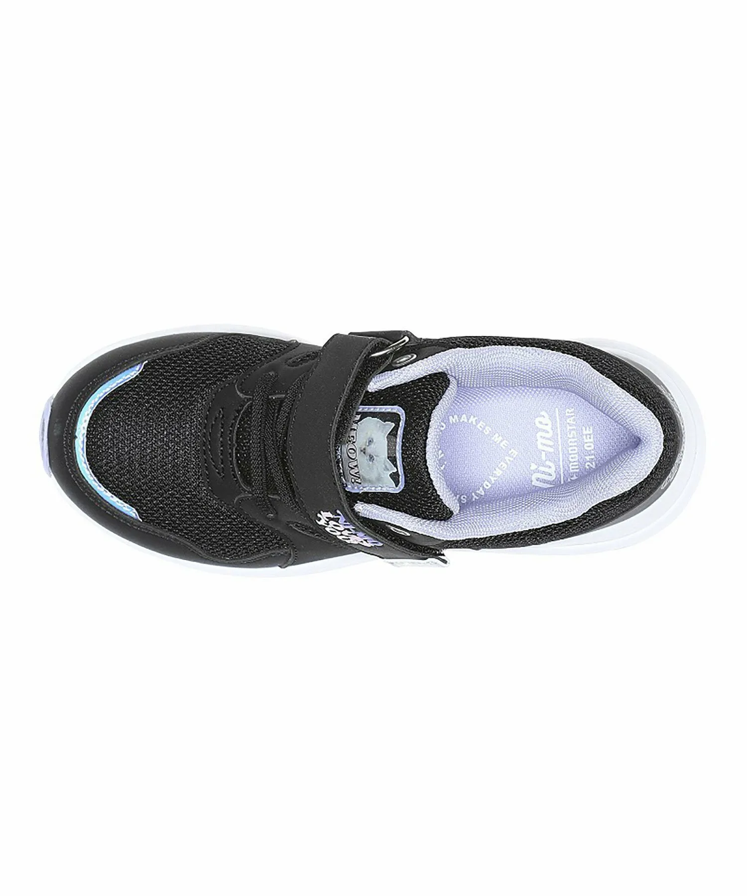 Детские кроссовки MoonStar NM J147 черного цвета для девочек Ni-Mo, black — фото 3