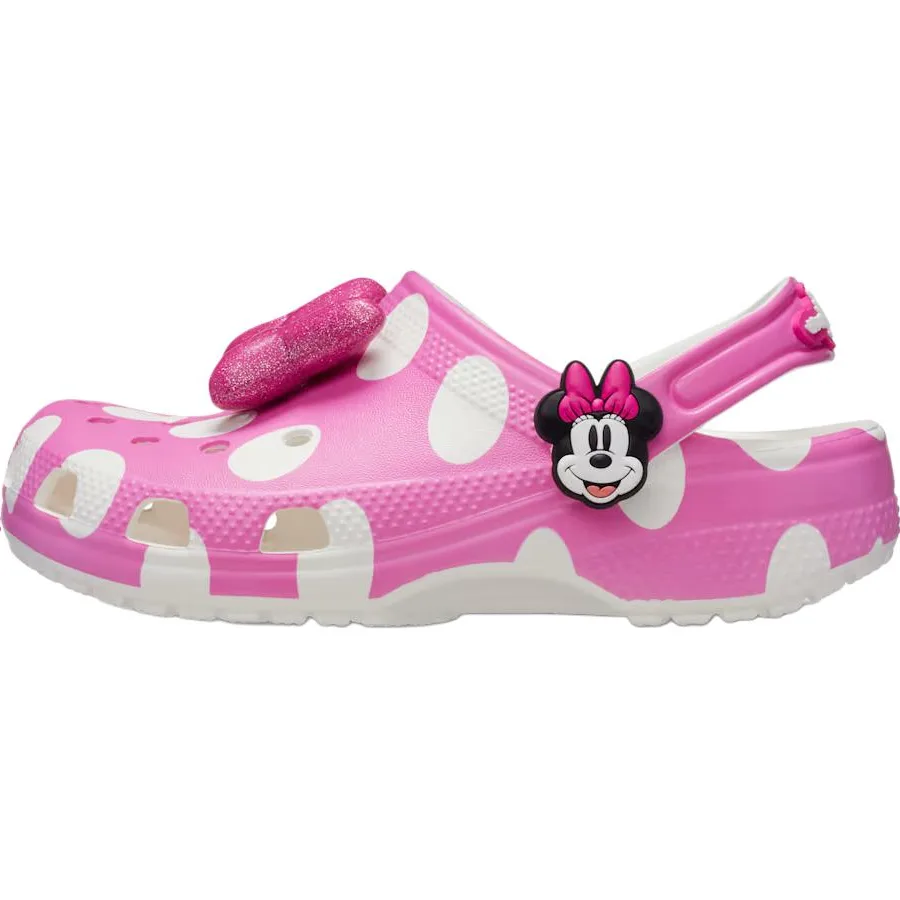 Crocs Детские клооги Disney x Classic Clog для детей 3-7 лет Pink