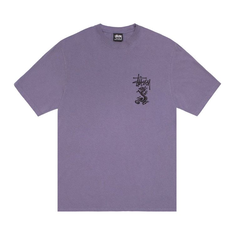 

Футболка Stussy Double Dragon Tee Pigment Dyed, Grape