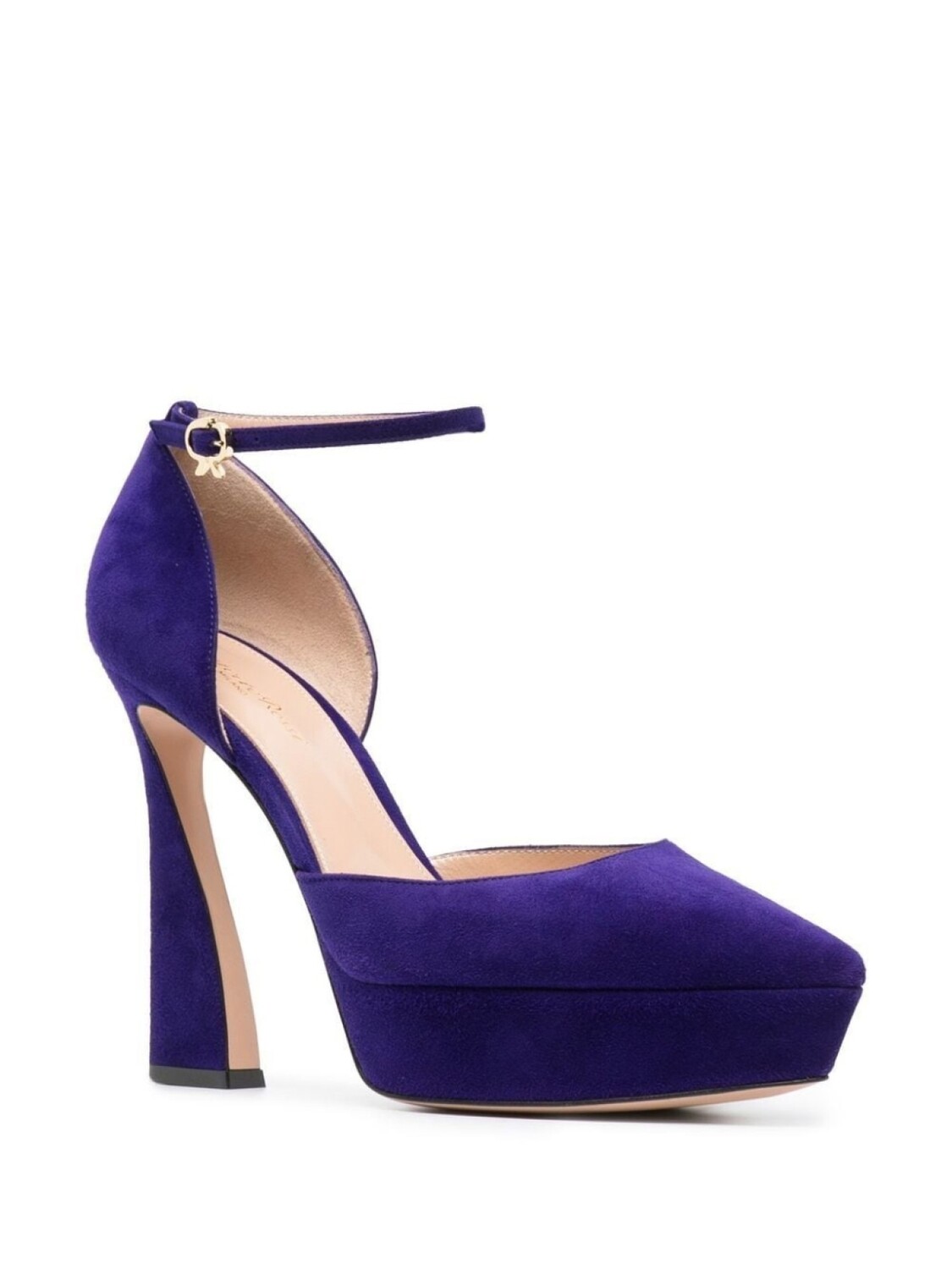 Туфли с ремешком на щиколотке Gianvito Rossi, фиолетовый — фото 2