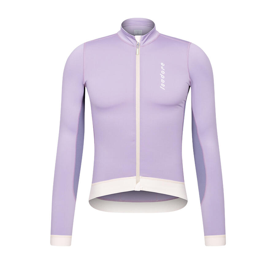 

ISADORE Мужская веломайка с длинным рукавом, легкая, альтернативная, лавандово-серая