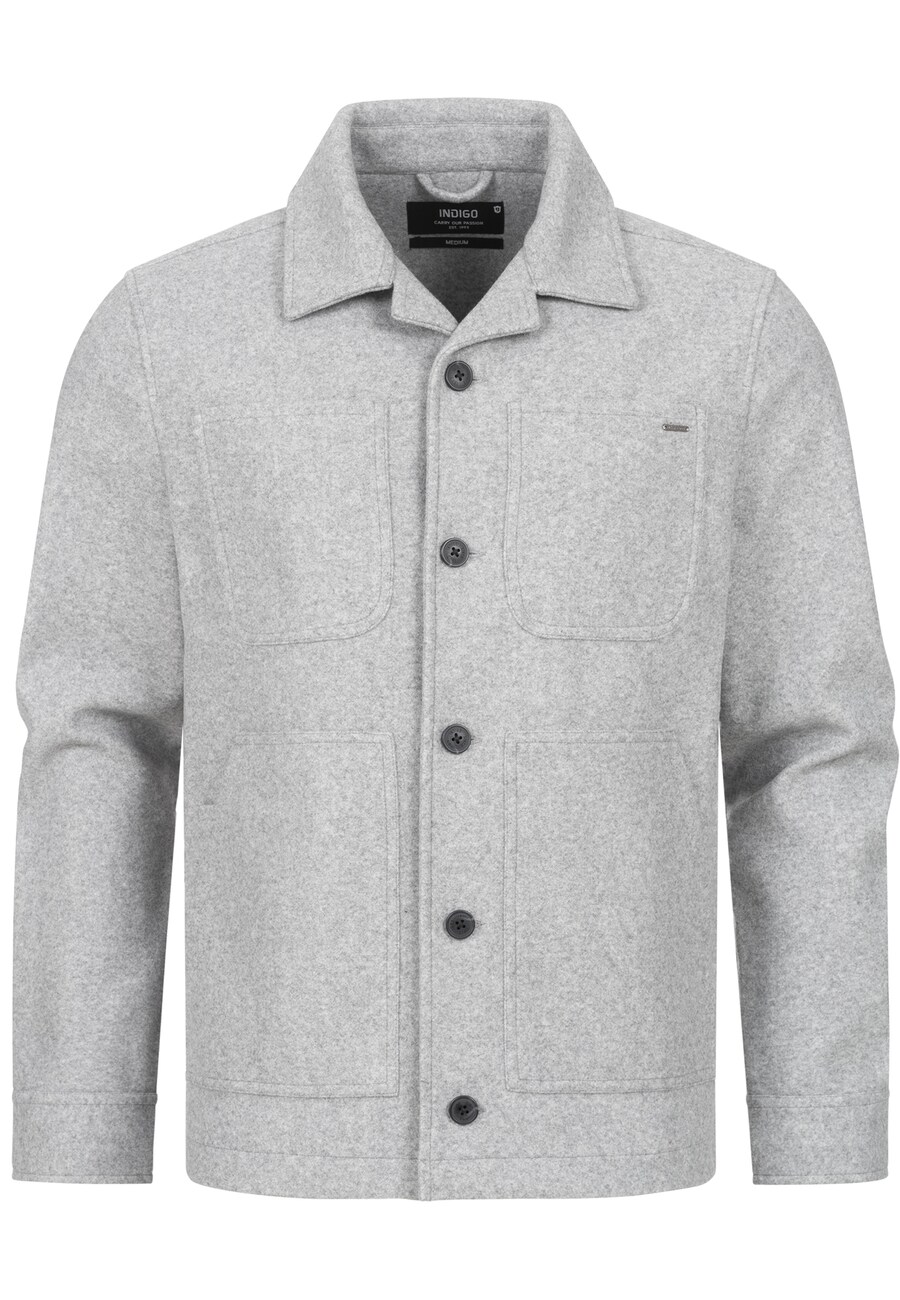 

Межсезонная куртка INDICODE JEANS Macking, серый