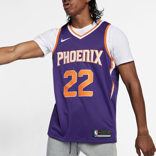 Майка Nike NBA SW Fan Edition Knicks Phoenix Suns 2 2 Basketball Jersey Purple, фиолетовый — фото 3