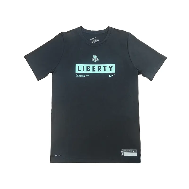 Nike Модный тренд универсальные топы с коротким рукавом black для подростков — фото 3