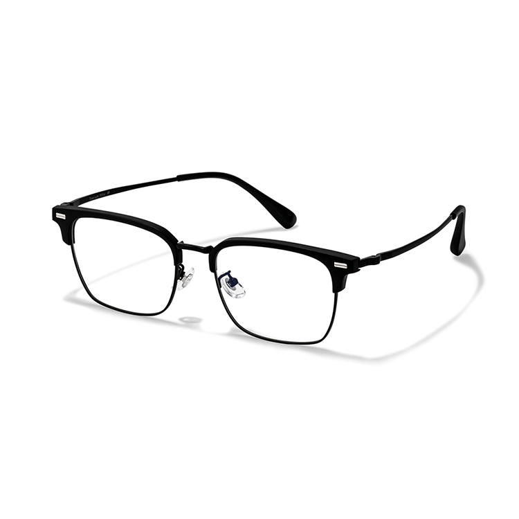 

PARMU Титановые очки в стиле бровей унисекс, Classic Matte Black