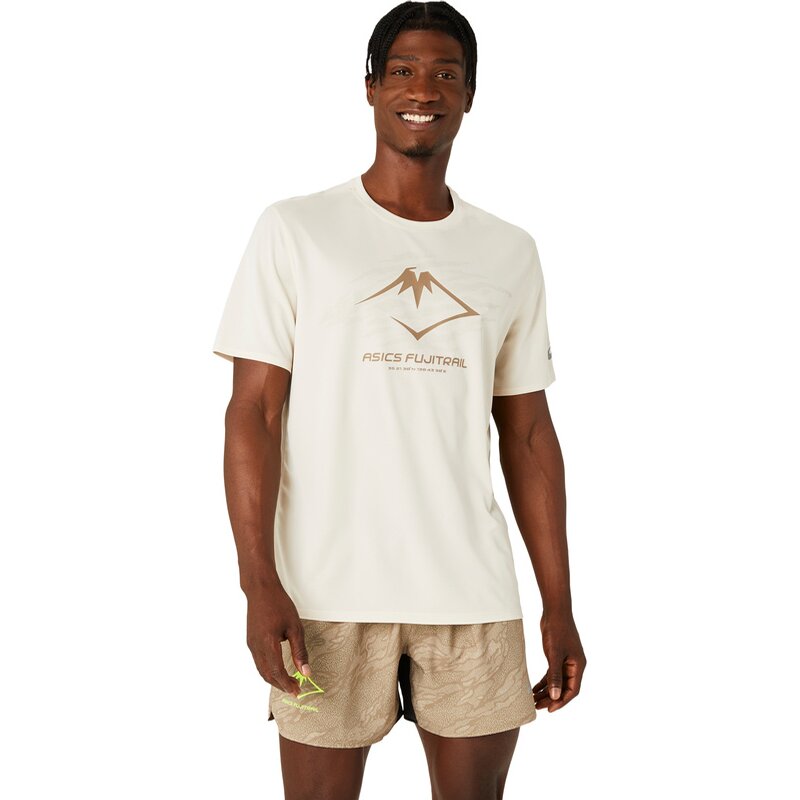 

Футболка с логотипом fujitrail, топ из ss Asics, мультиколор