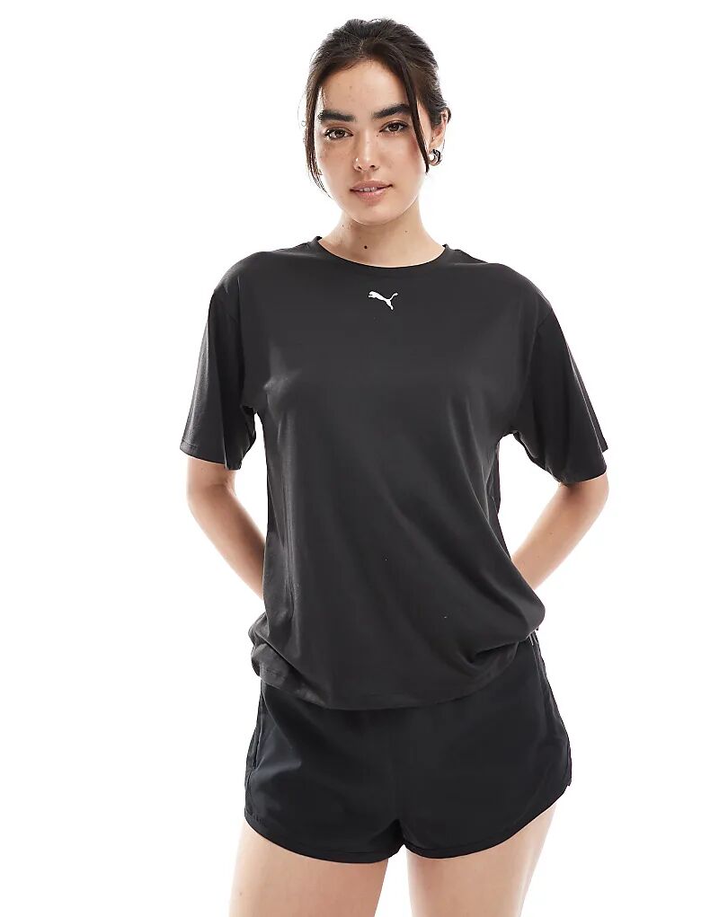 

Футболка Puma TAD Essential Relaxed черного цвета