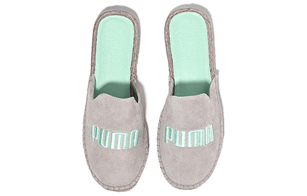 Тапочки fenty x espadrilles 'drizzle bay' Puma, серый — фото 4