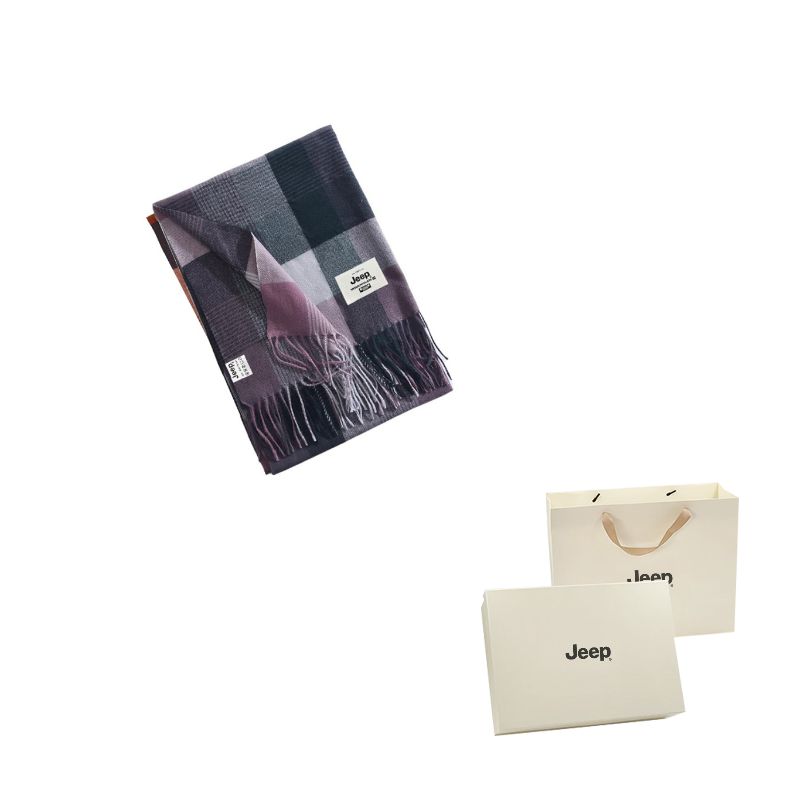 

Шарф из полиэстера Unisex Jeep, фиолетовый