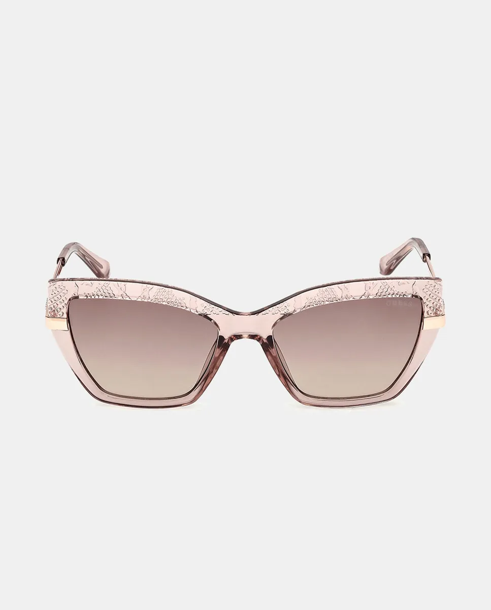 

Женские прямоугольные солнцезащитные очки с линзой градиент Guess, бежевый