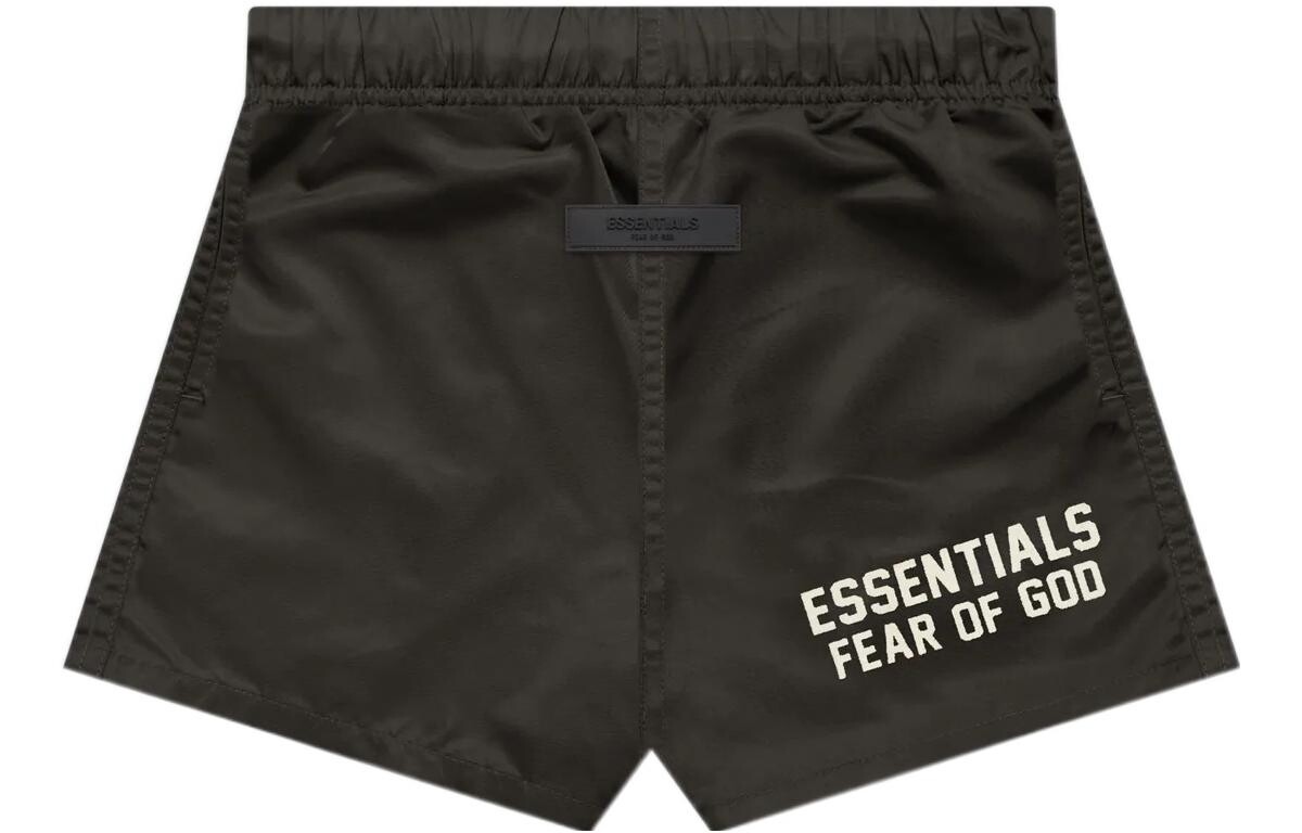 Дети Шорты Fear Of God Essentials, серый/черный