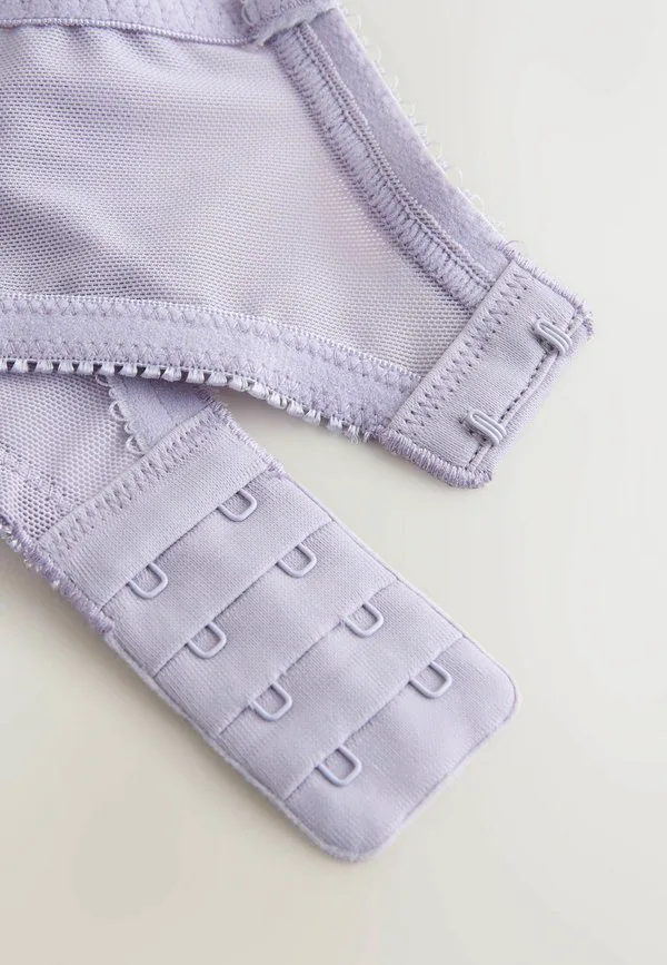 Треугольный бюстгальтер с полной поддержкой Next, Cream Lilac Peach — фото 3