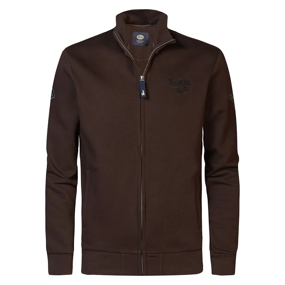 

Толстовка Petrol Industries M-3040-SWC376 half zip, коричневый