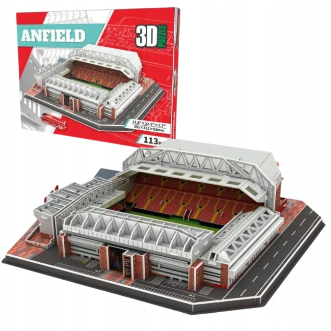 

3D ПАЗЛ ЛИВЕРПУЛЬСКИЙ ФУТБОЛЬНЫЙ СТАДИОН FC ANFIELD PREMIER LEAGUE БОЛЬШОЙ 113 шт. Inna marka