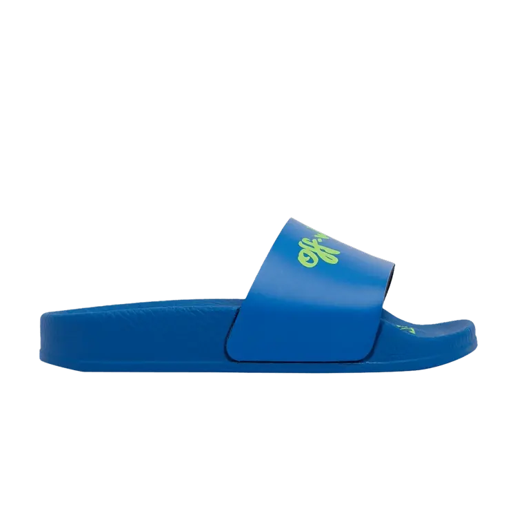 

Сандалии Off-White Off-White Logo Pool Sliders Kids 'Bright Blue', синий