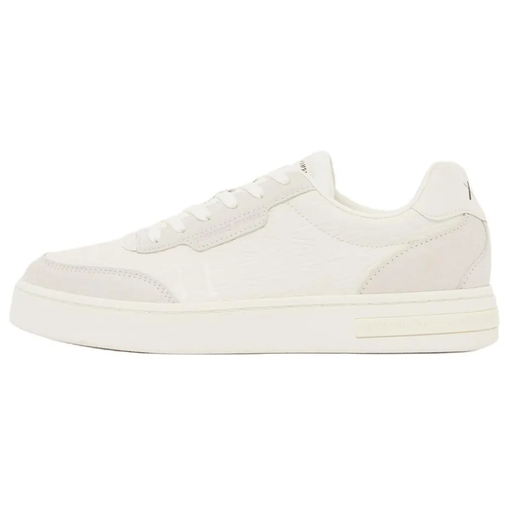 

ARMANI EXCHANGE Кроссовки AE Low top Skateboard Shoes 25cm мужские Ecru