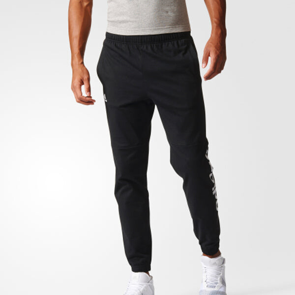 Спортивные штаны adidas Training Sports Knit Long Pants Black, черный — фото 4