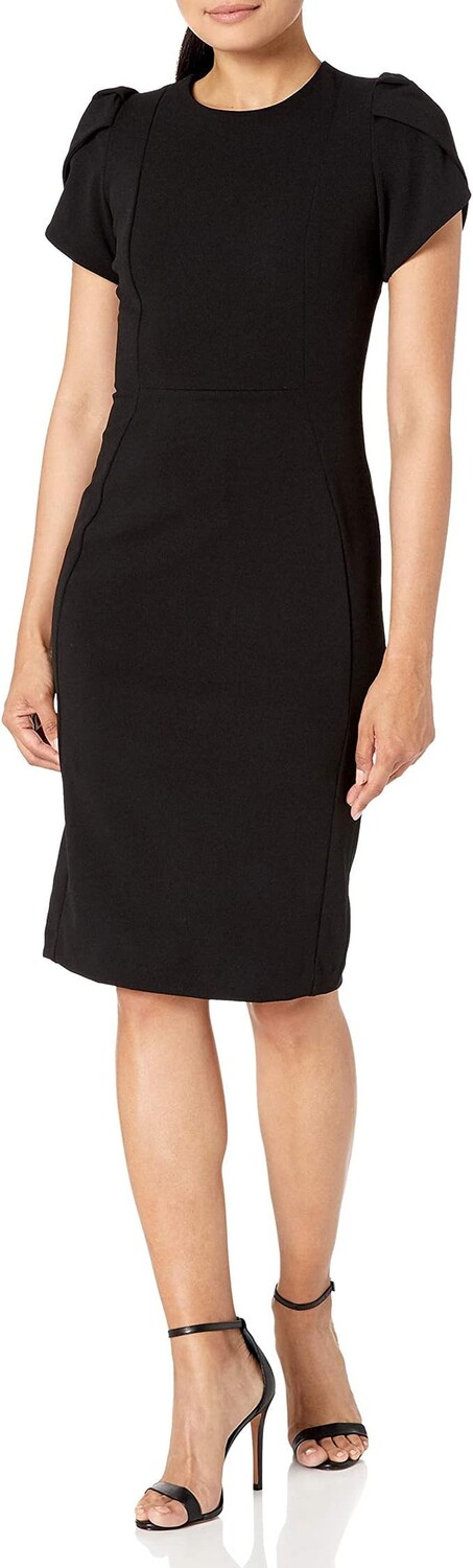 

Платье Women's Essential Sleeveless Sheath Calvin Klein, черный