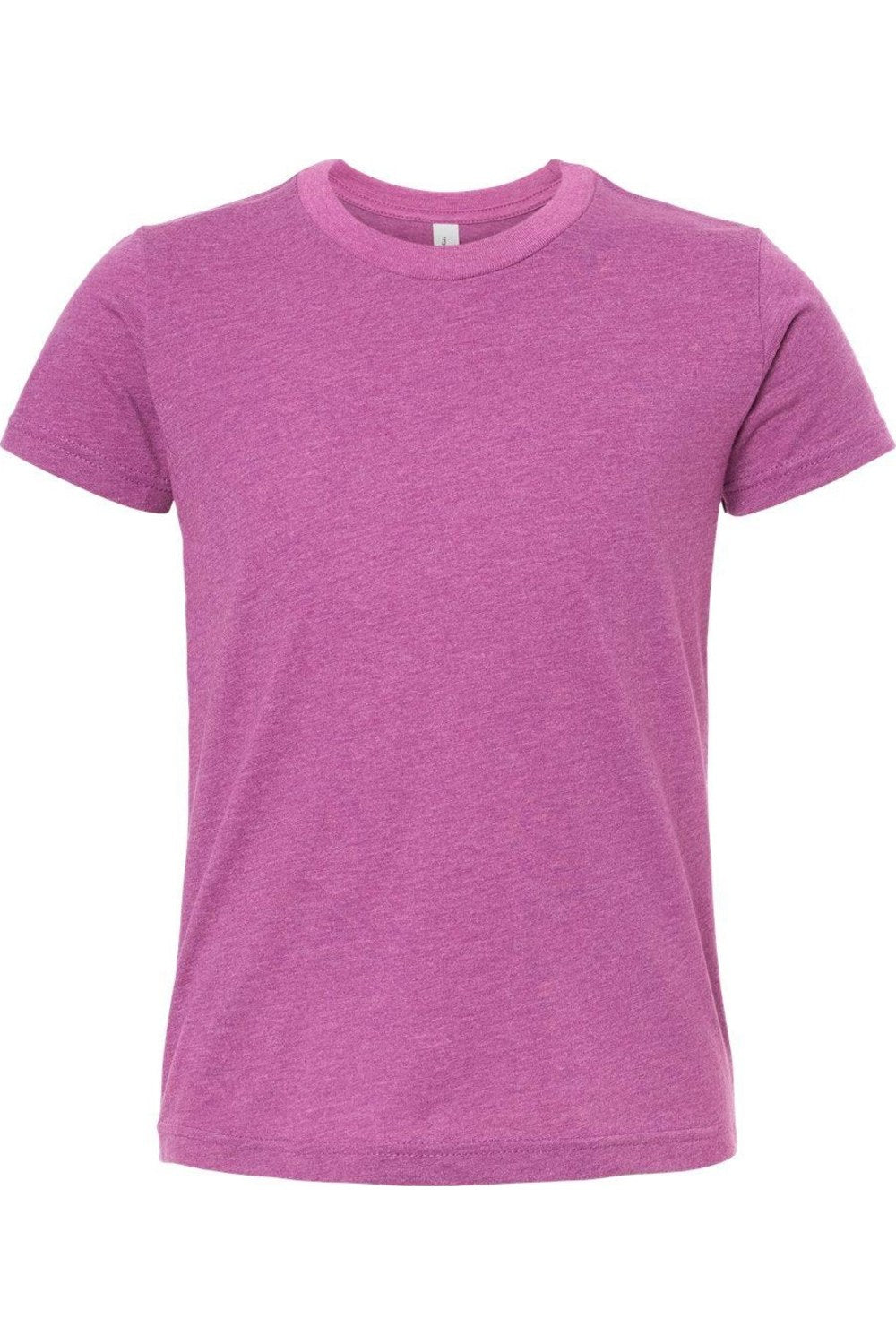 

Футболка молодежная BELLA + CANVAS CVC Jersey, цвет heather magenta