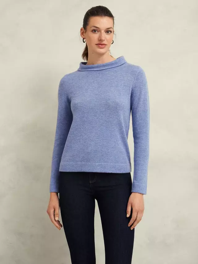 

Джемпер Hobbs Audrey Wool Cashmere, цвет blue/marl