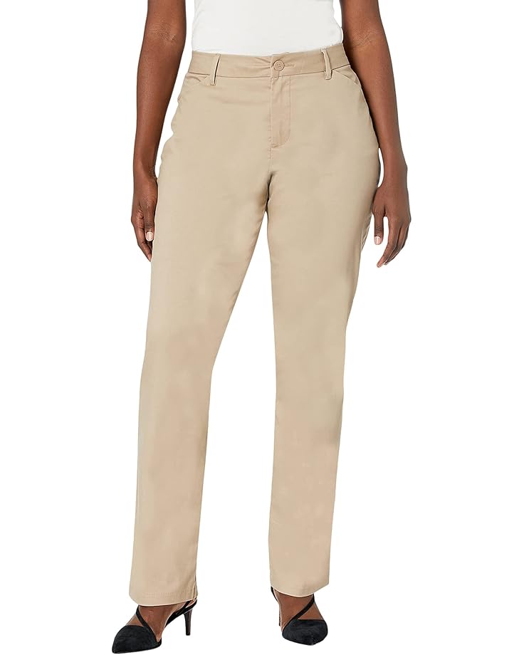 

Брюки Lee Wrinkle Free Relaxed Fit Straight Leg Pants Mid-Rise, цвет Flax
