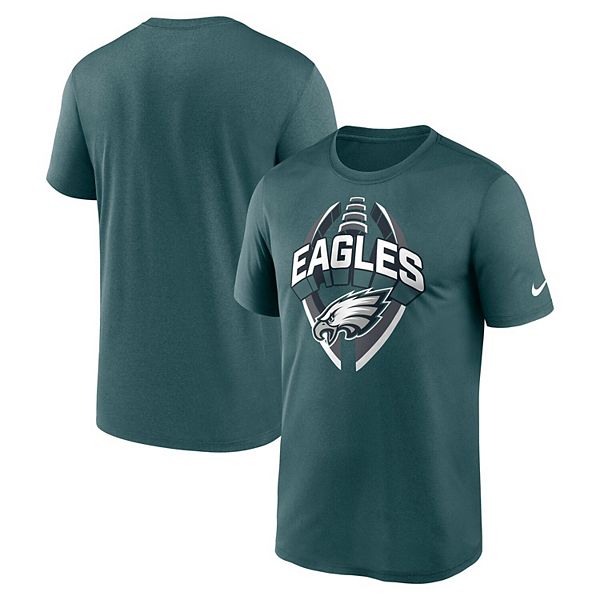 

Мужская футболка philadelphia eagles big & tall primetime legend icon performance цвета midnight green Nike