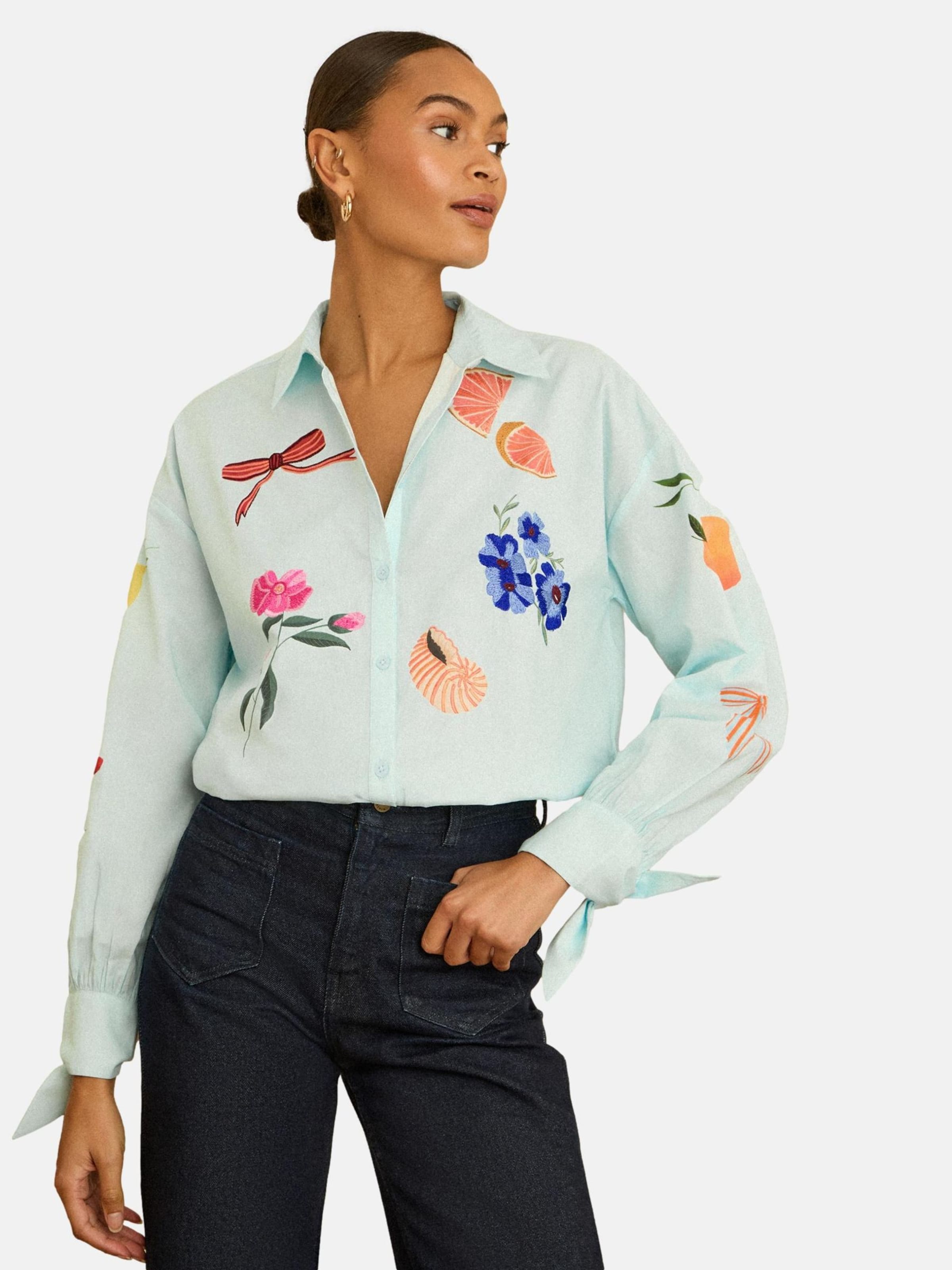 

Love & roses Блузка в цвете мяты