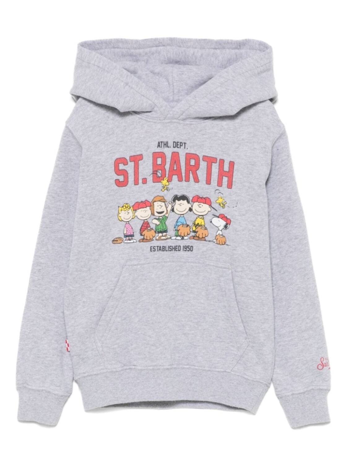 

MC2 Saint Barth Kids худи Oliver из коллаборации с Peanuts, серый