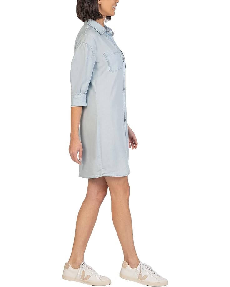 

Платье KUT from the Kloth Sylvia Shirtdress, цвет Light Wash