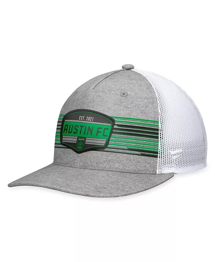 

Мужская стальная кепка Austin FC Stroke Trucker Snapback Fanatics, серый
