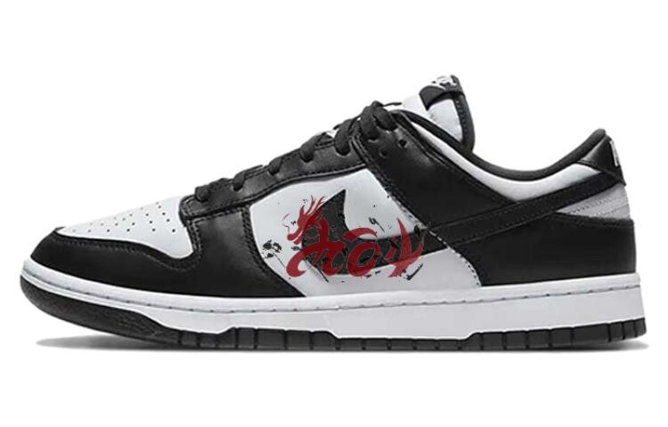 

Кроссовки Nike Dunk Skateboard Shoes Women's Low-Top Black White, Черный, Кроссовки Nike Dunk Skateboard Shoes Women's Low-Top Black White