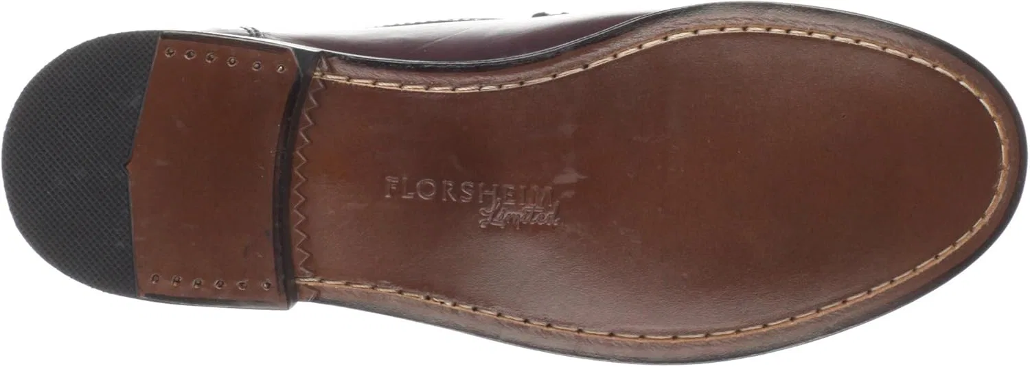 Лоферы мужские Florsheim, бордовый — фото 4