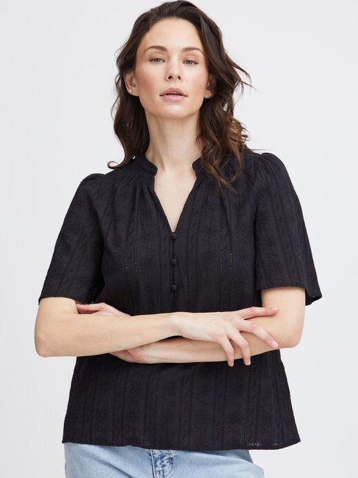 

Блузка пзвилла Pulz Jeans, черный