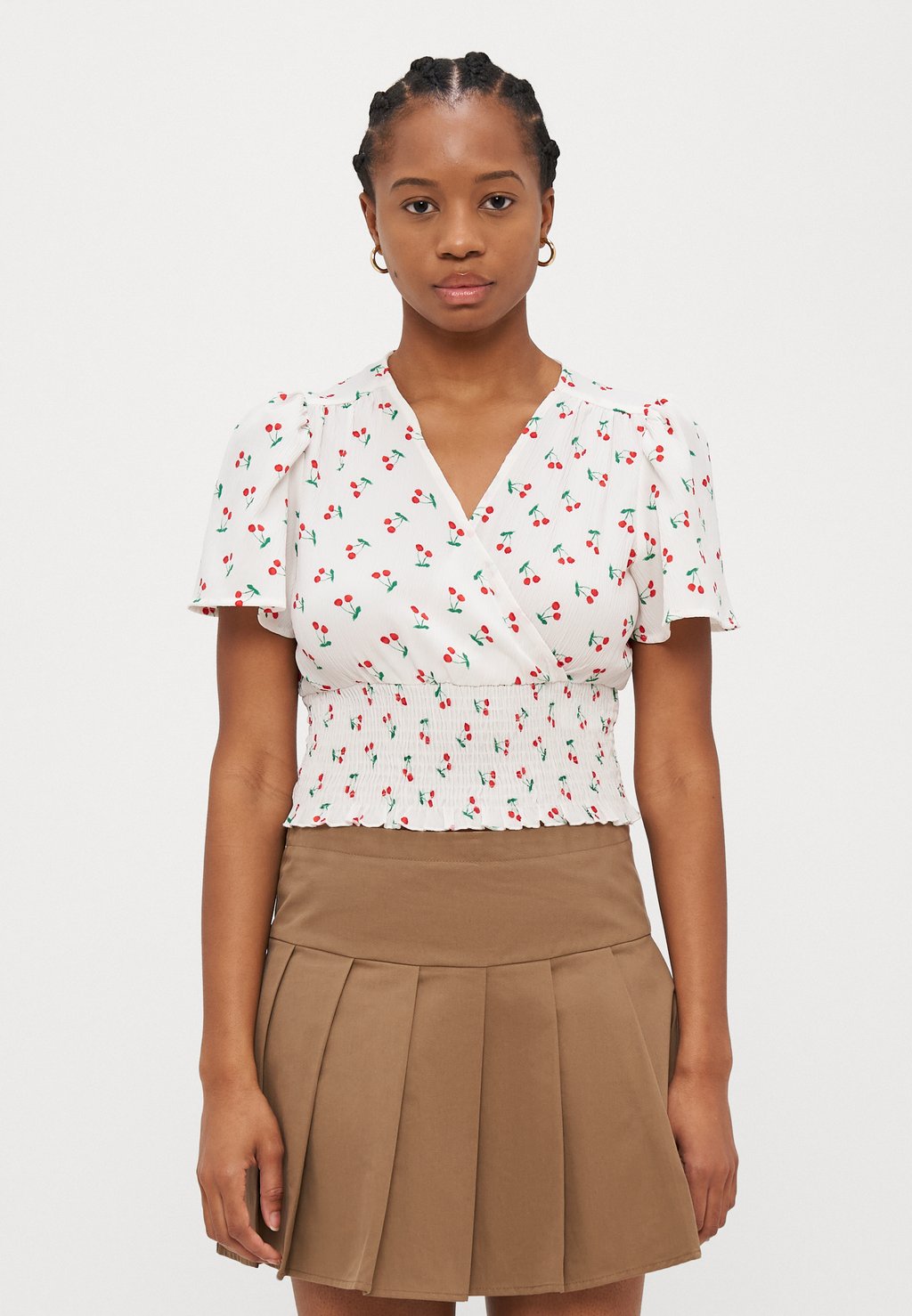 

Блуза VMPAGE CROP Vero Moda Petite, белый