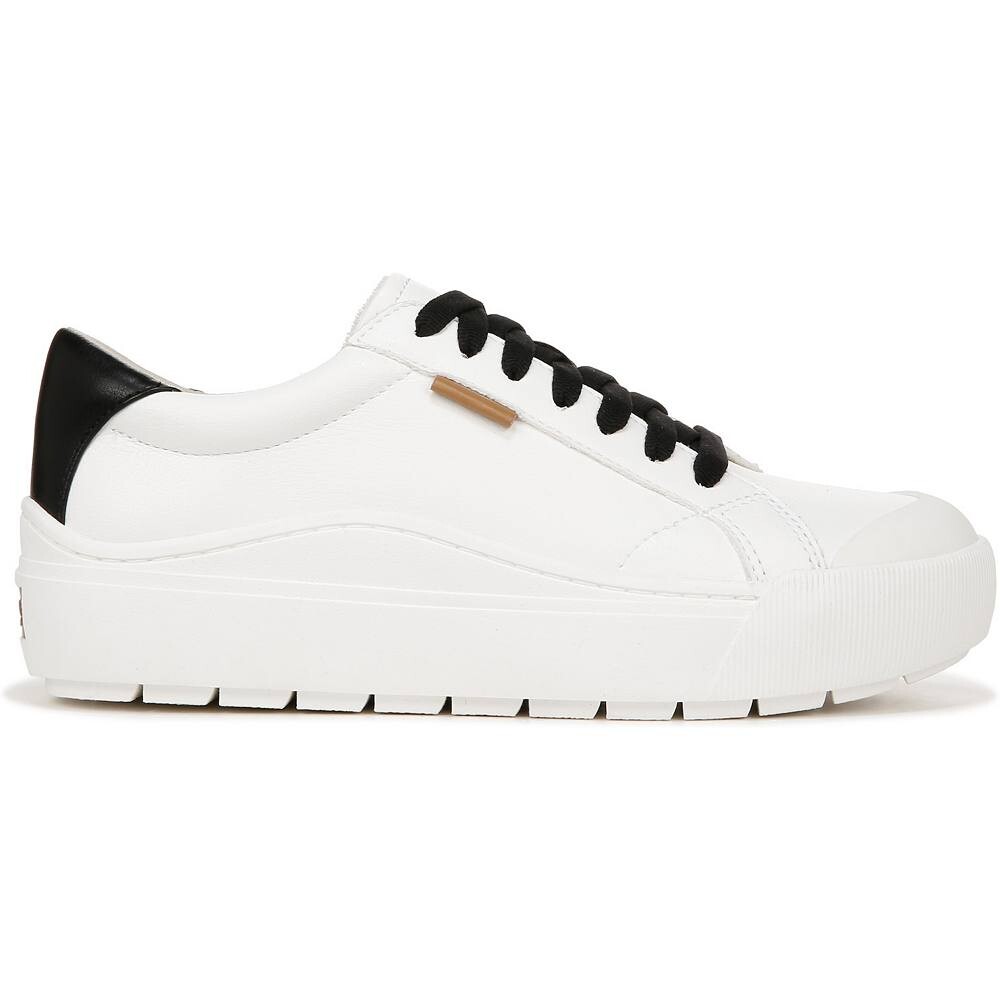 Scholl's Time Off женские кроссовки на платформе Dr. Scholl's, цвет White Black Faux — фото 2
